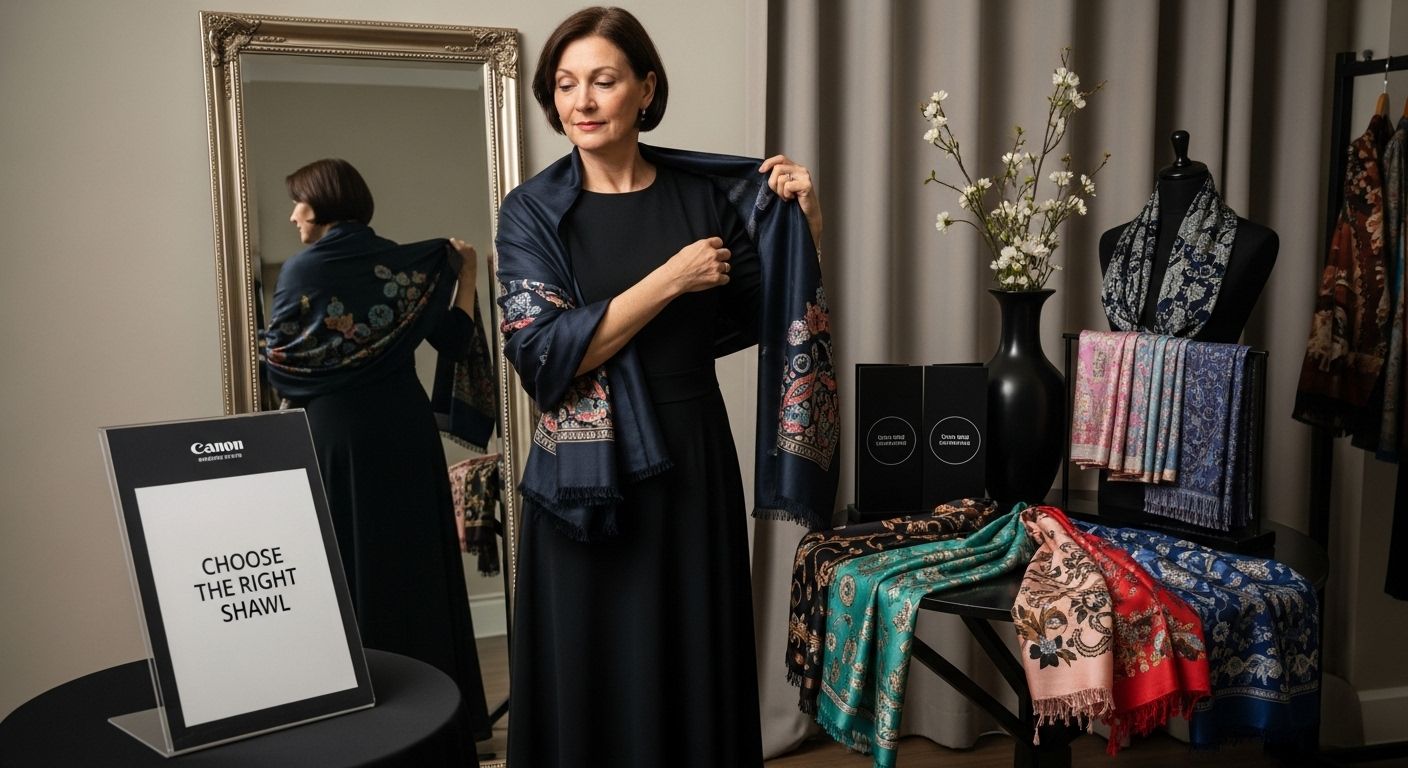 shawl selection formal