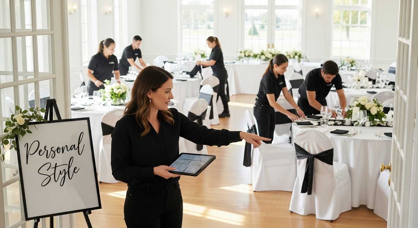 event setup planning staff