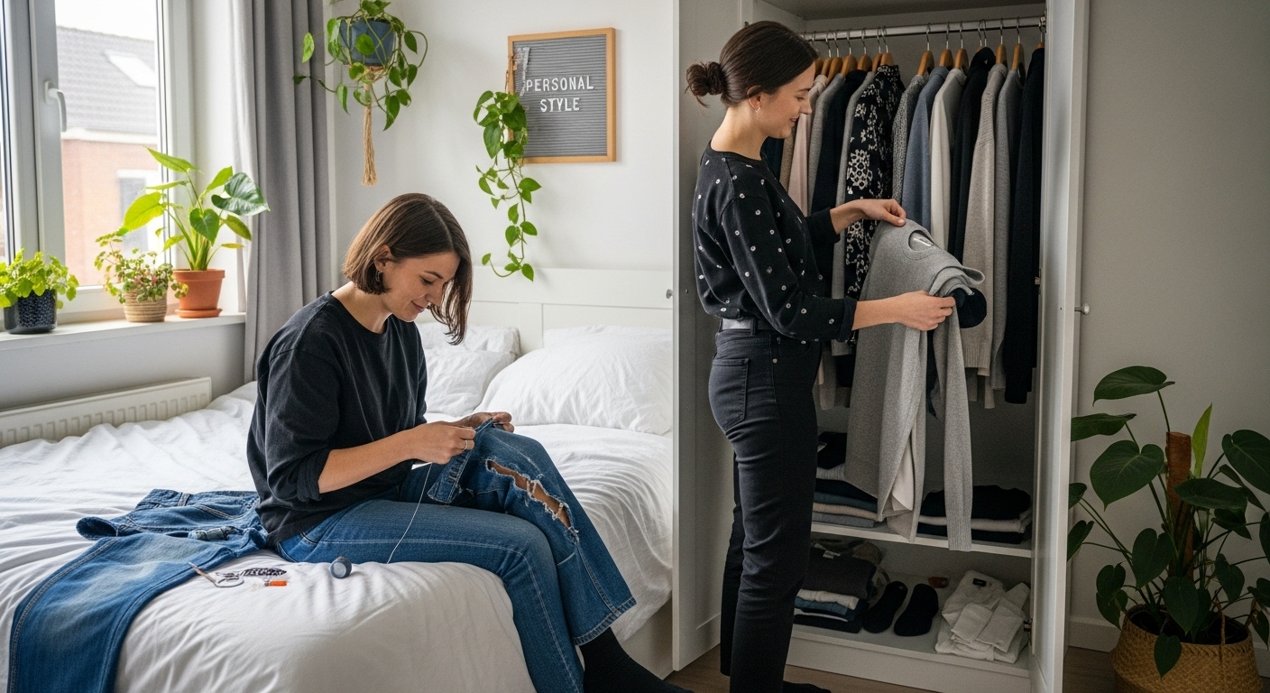 sustainable wardrobe maintenance