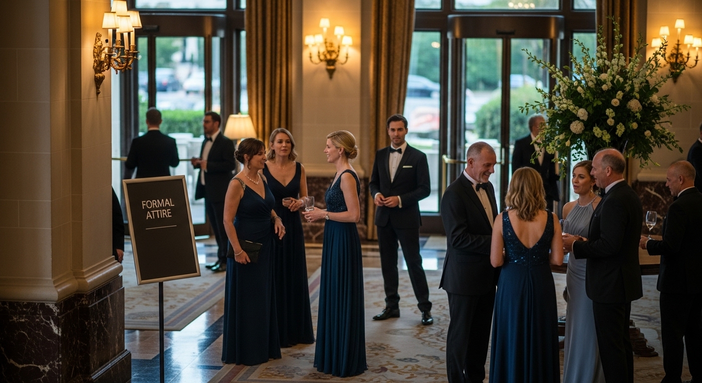 formal attire gala