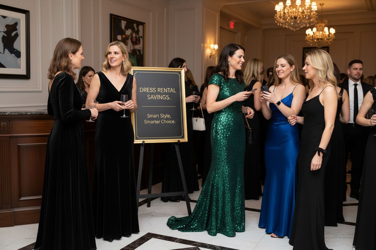 dress rental cost savings