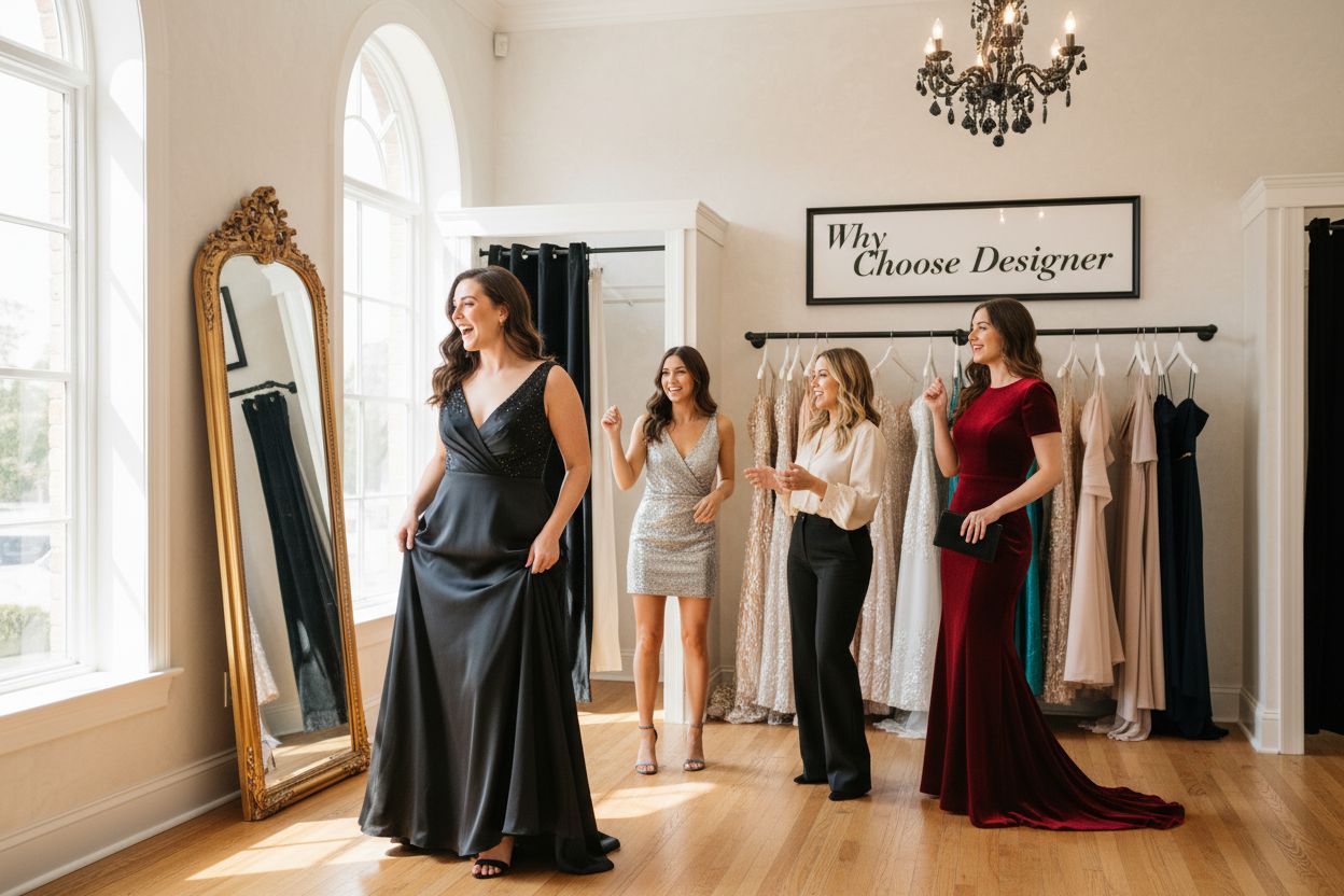 designer dresses event