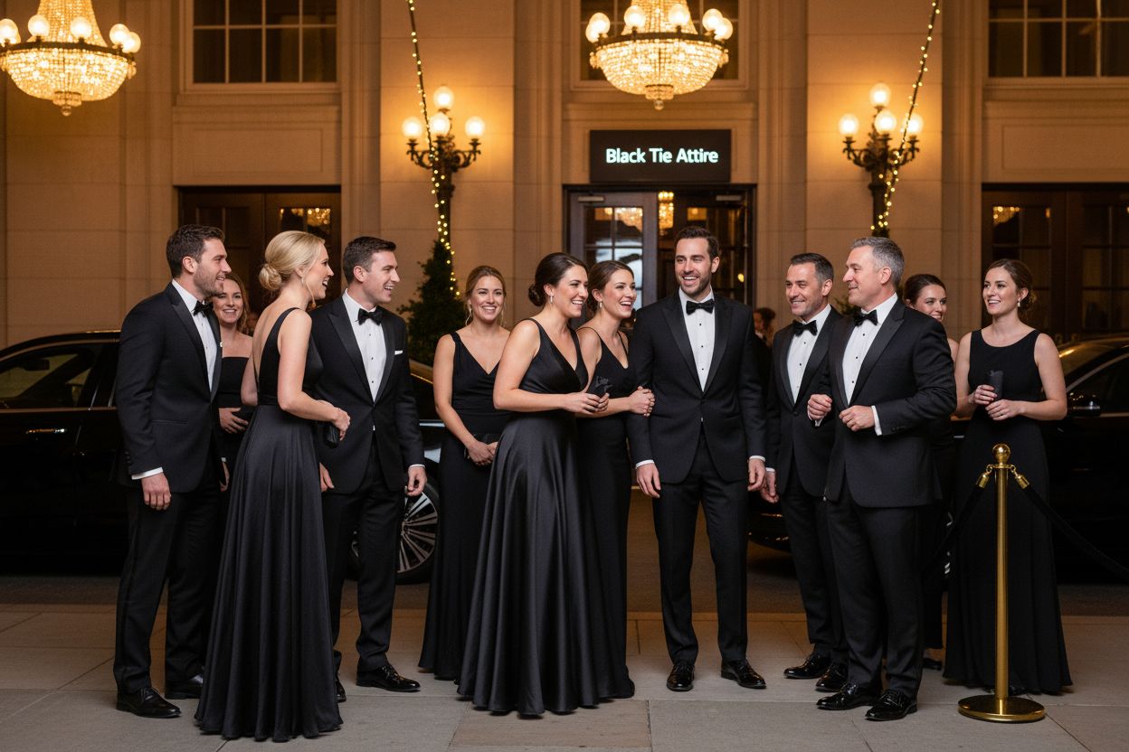 black tie attire event
