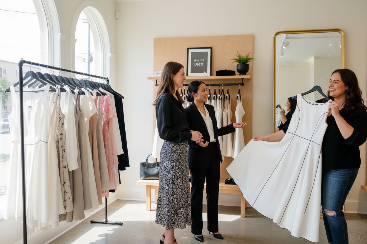 A-line dress fashion