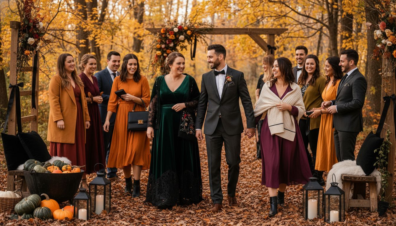 fall wedding guest fashion
