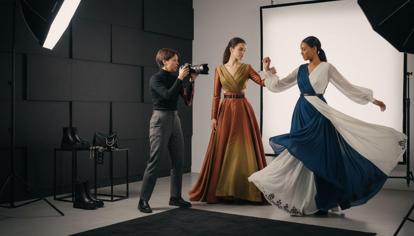 fashion dress photo shoot