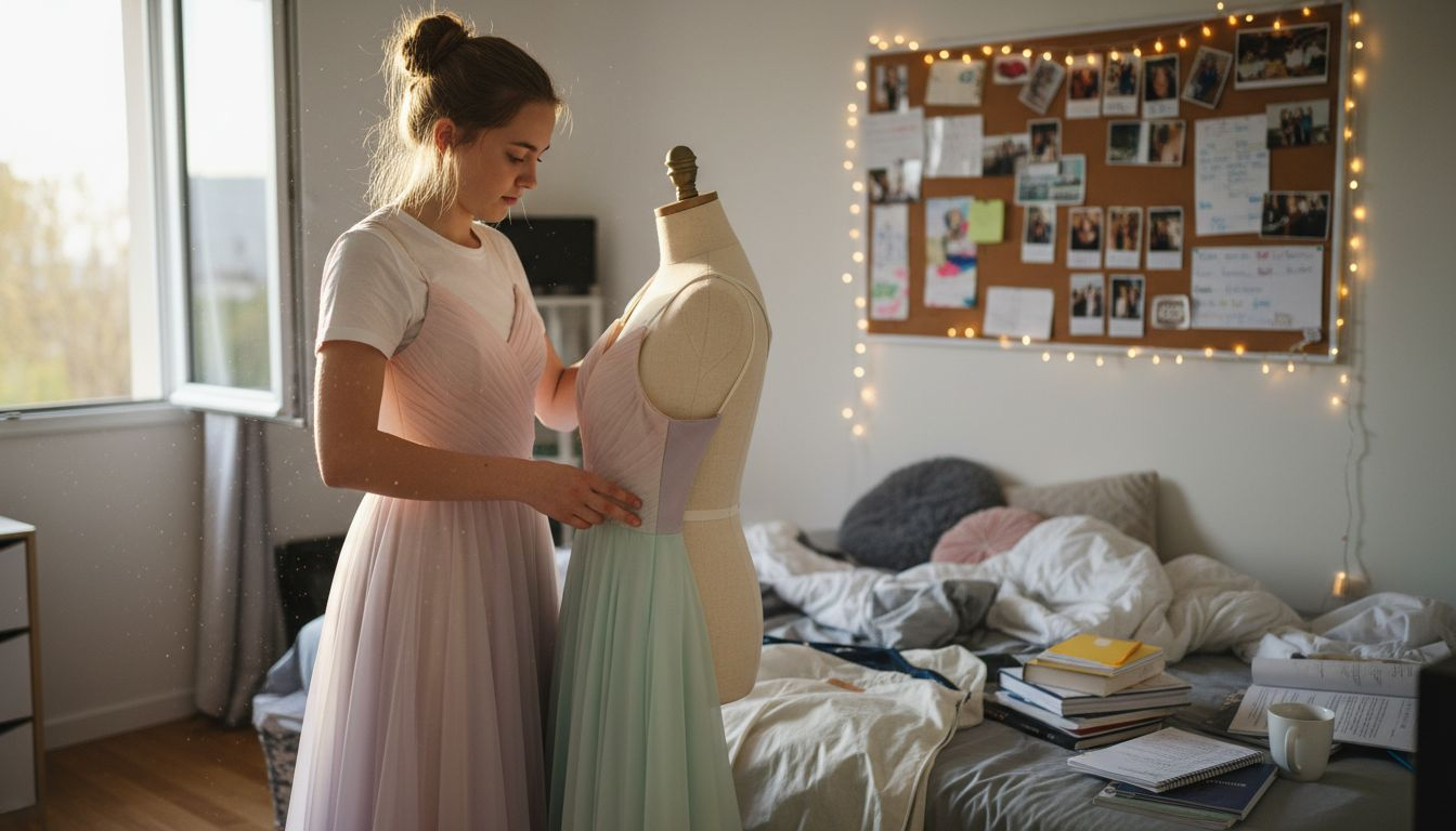 Teen folding prom dress for sale