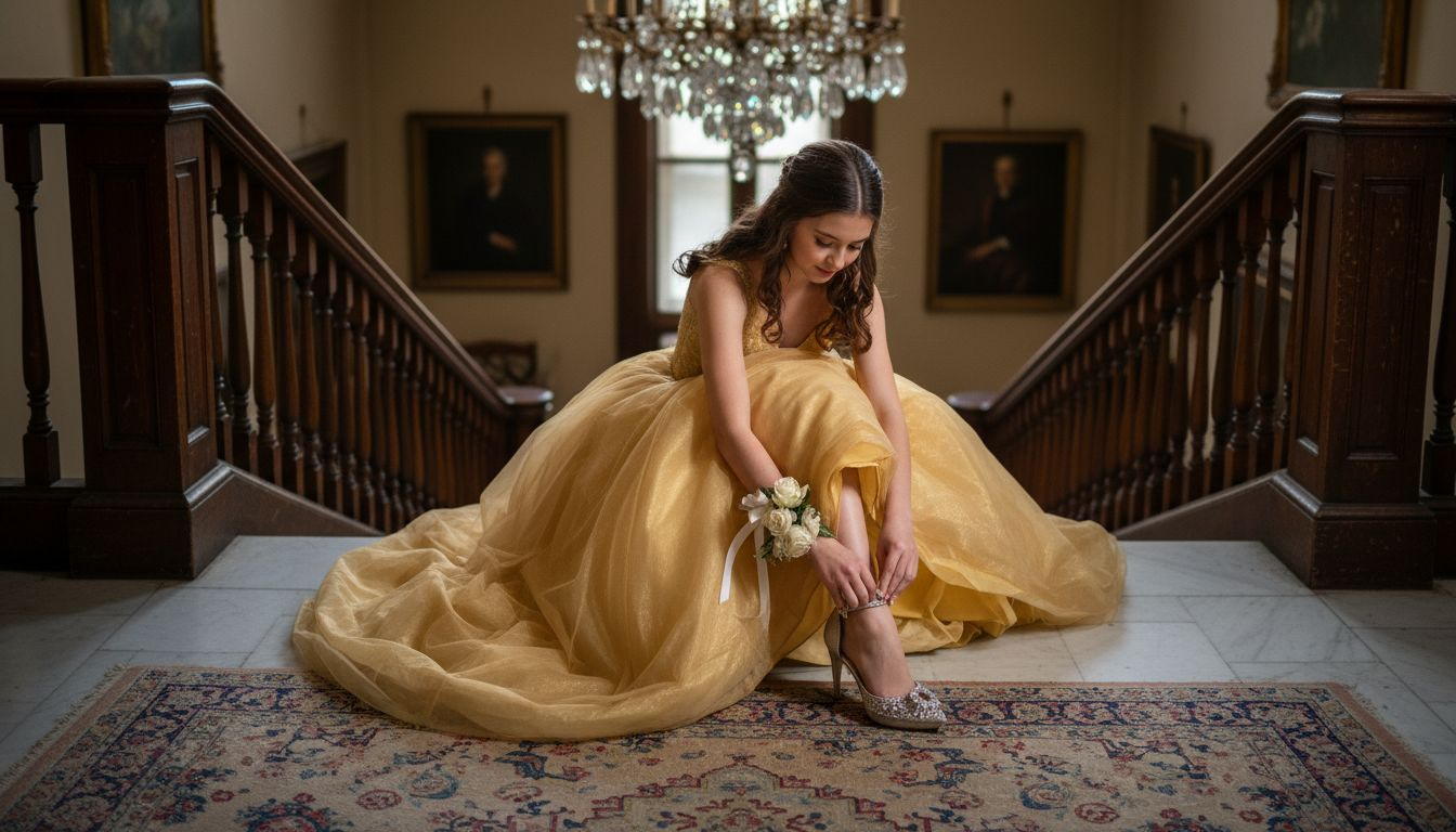 Ball gown drama and pre-event elegance