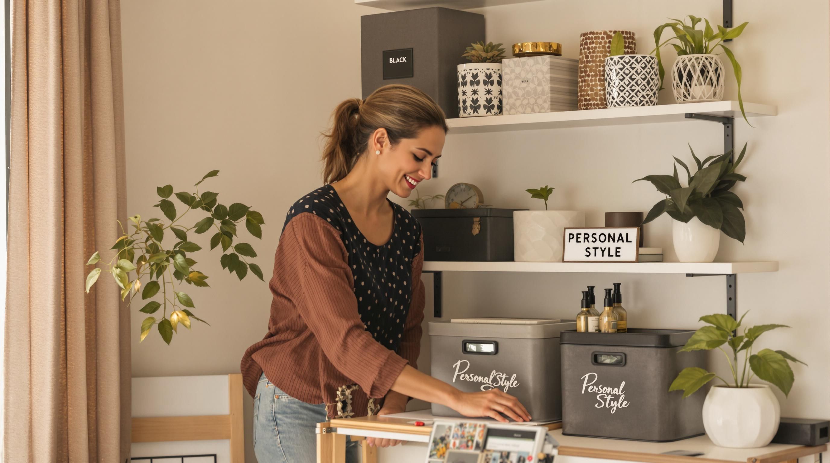 organized storage personal style