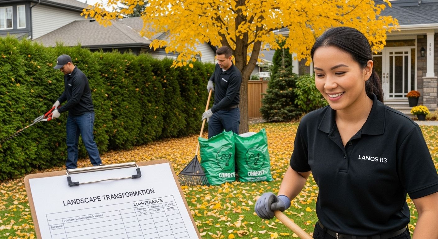 Calgary fall professional yard cleanup