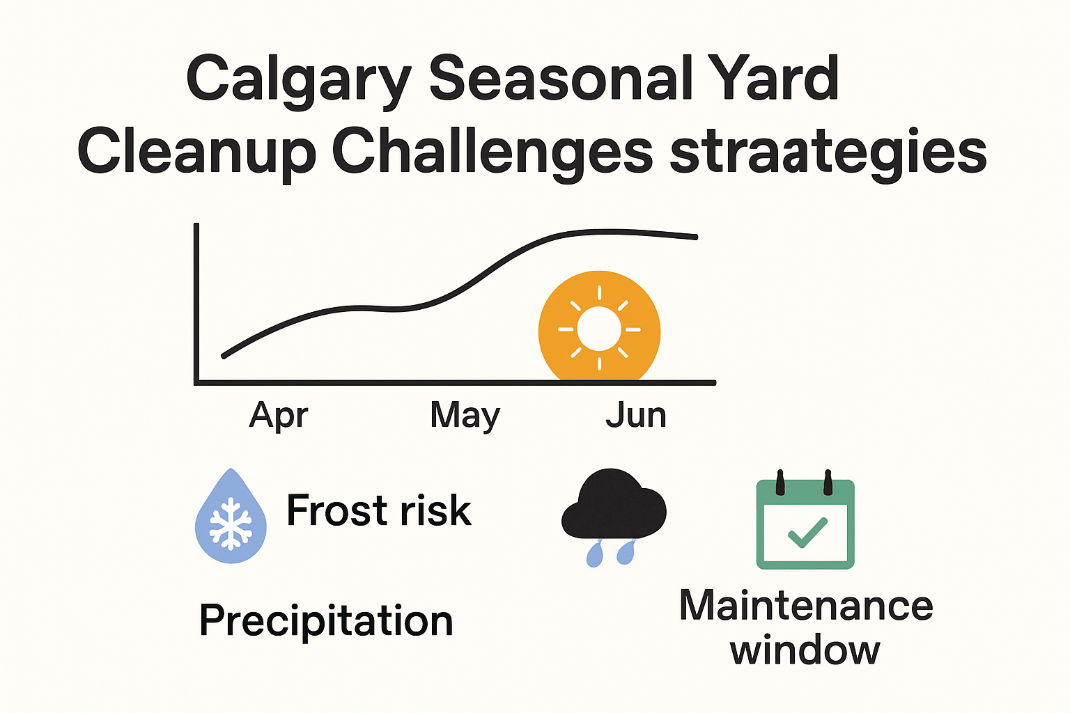 Calgary seasonal yard cleanup climate challenges explained visually