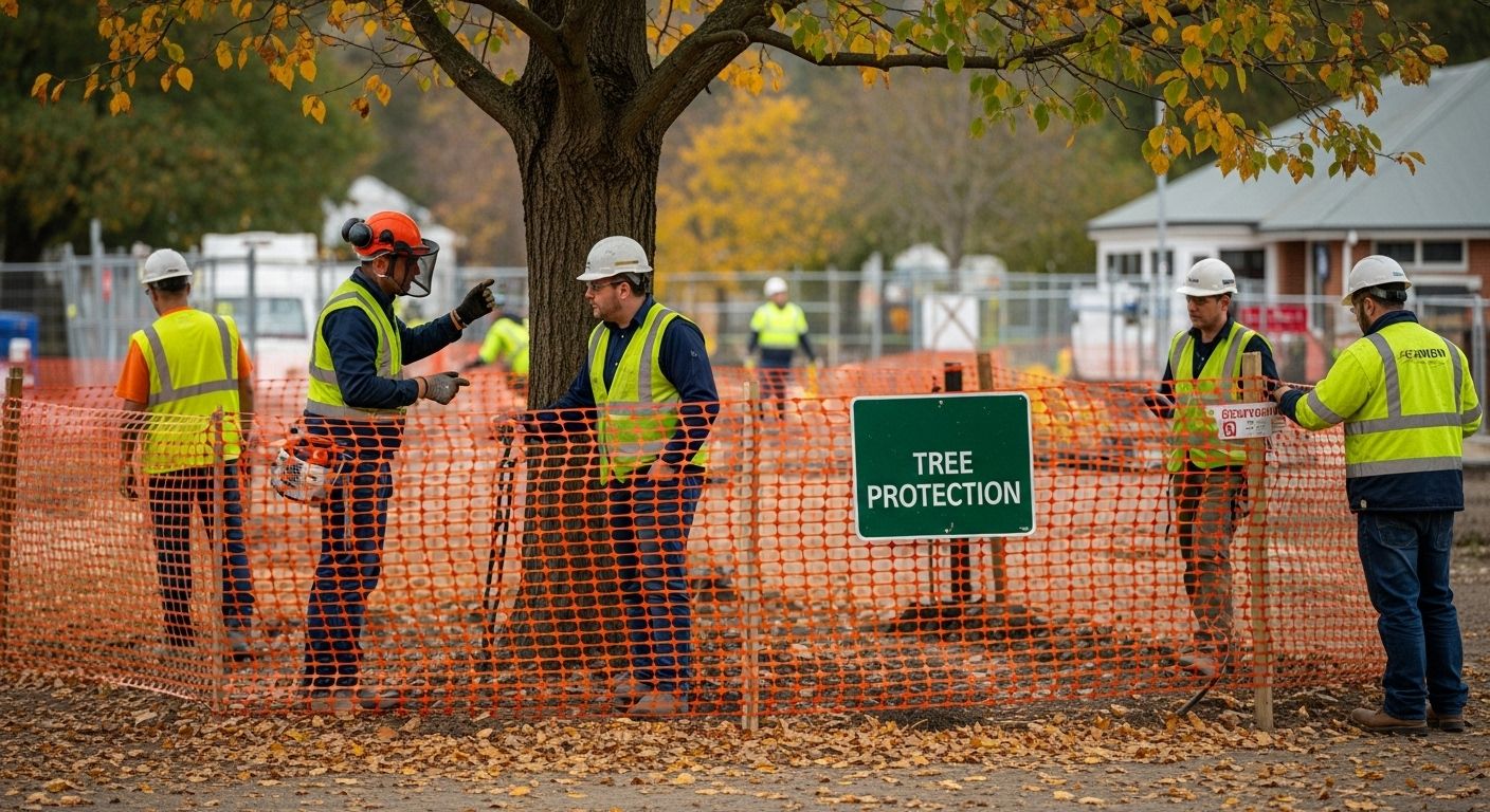 tree fencing maintenance