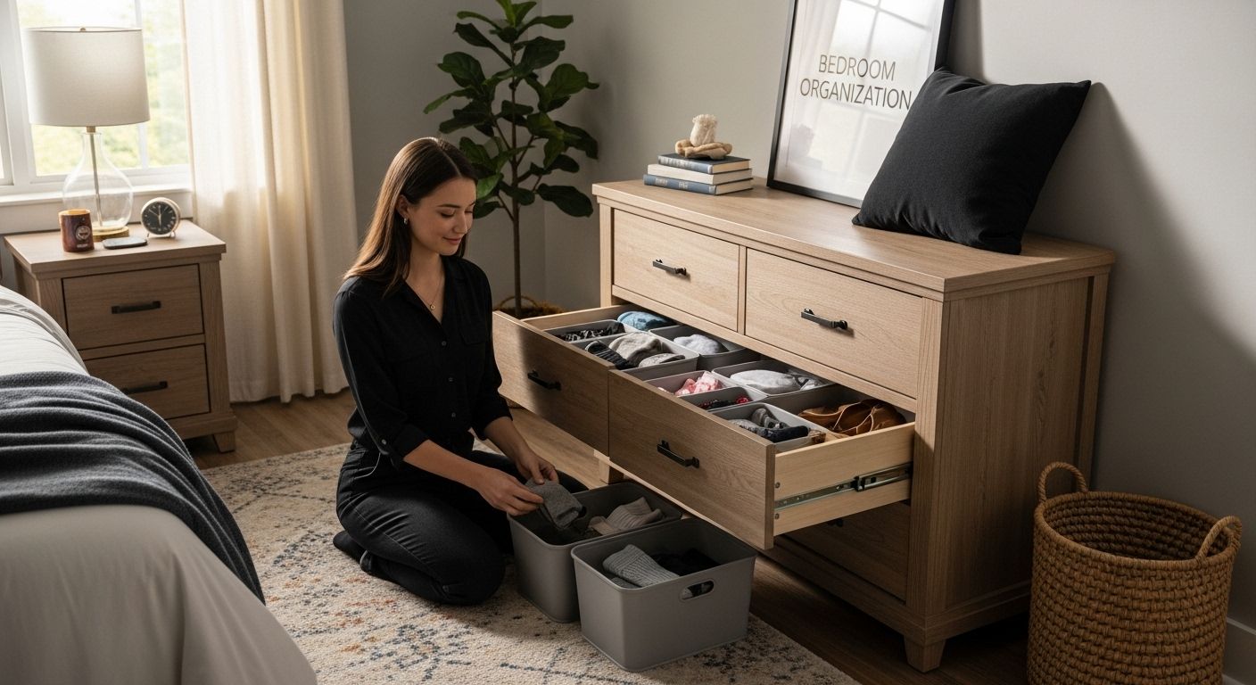 bedroom drawer organizer