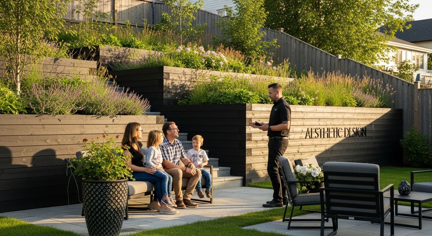 landscaping slope Calgary