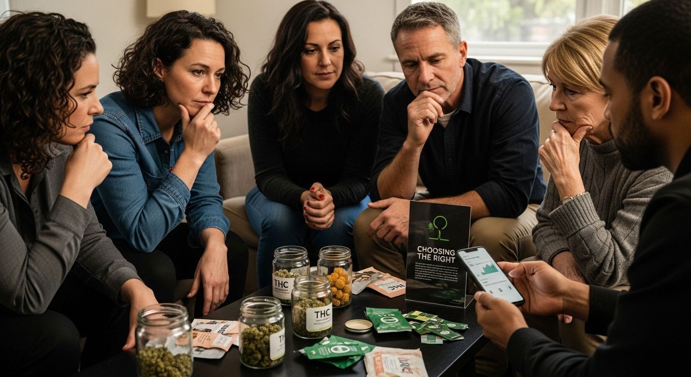 thc percentage choosing right