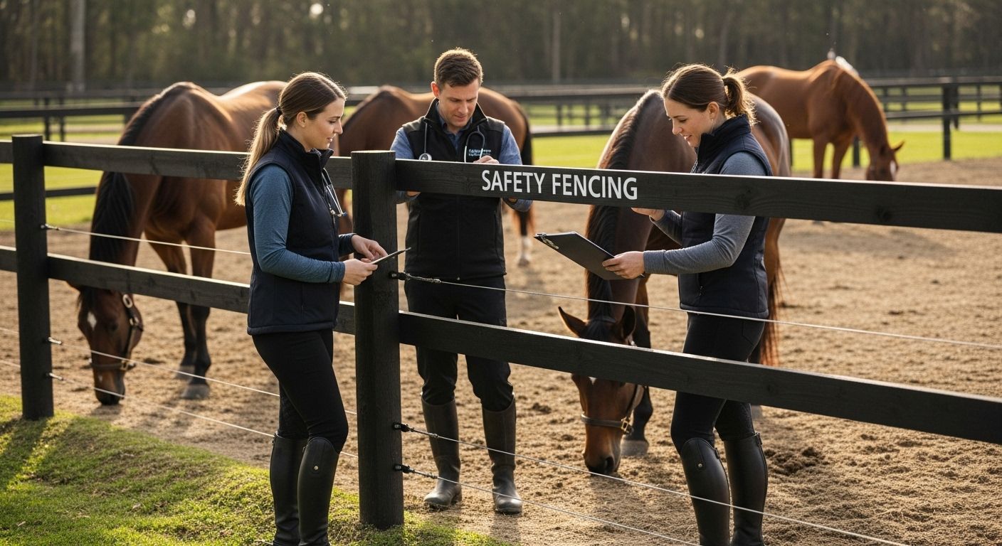 horse fencing safety inspection