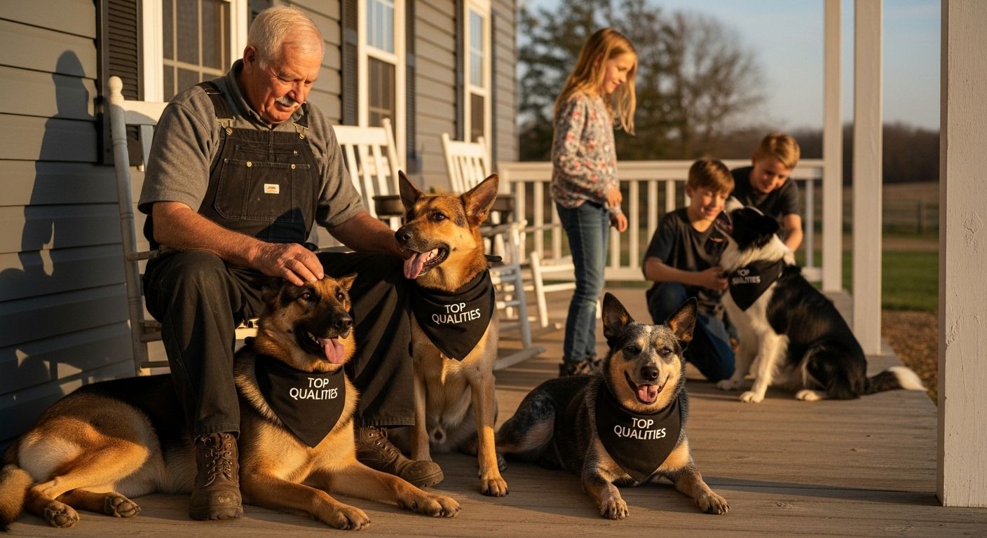 farm dog qualities companionship