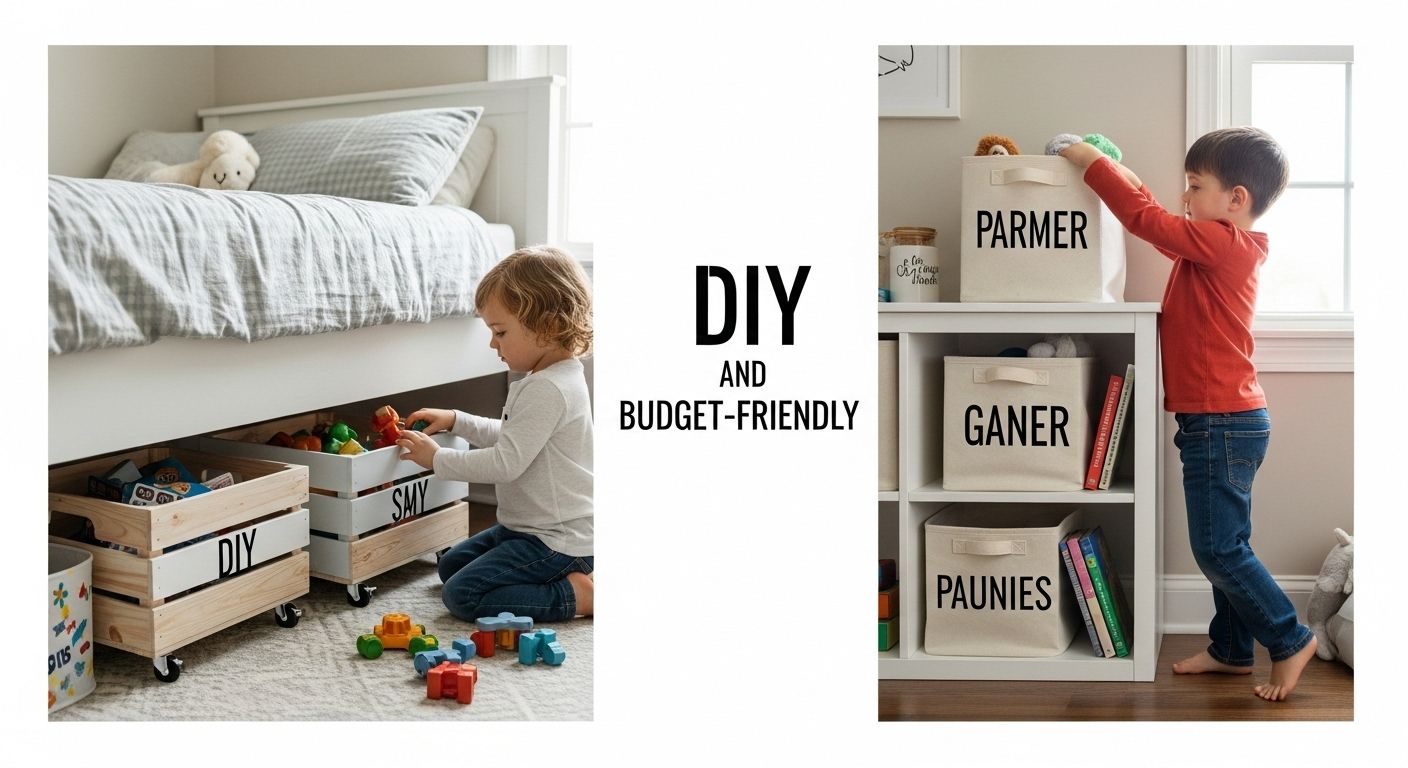DIY toy storage solutions