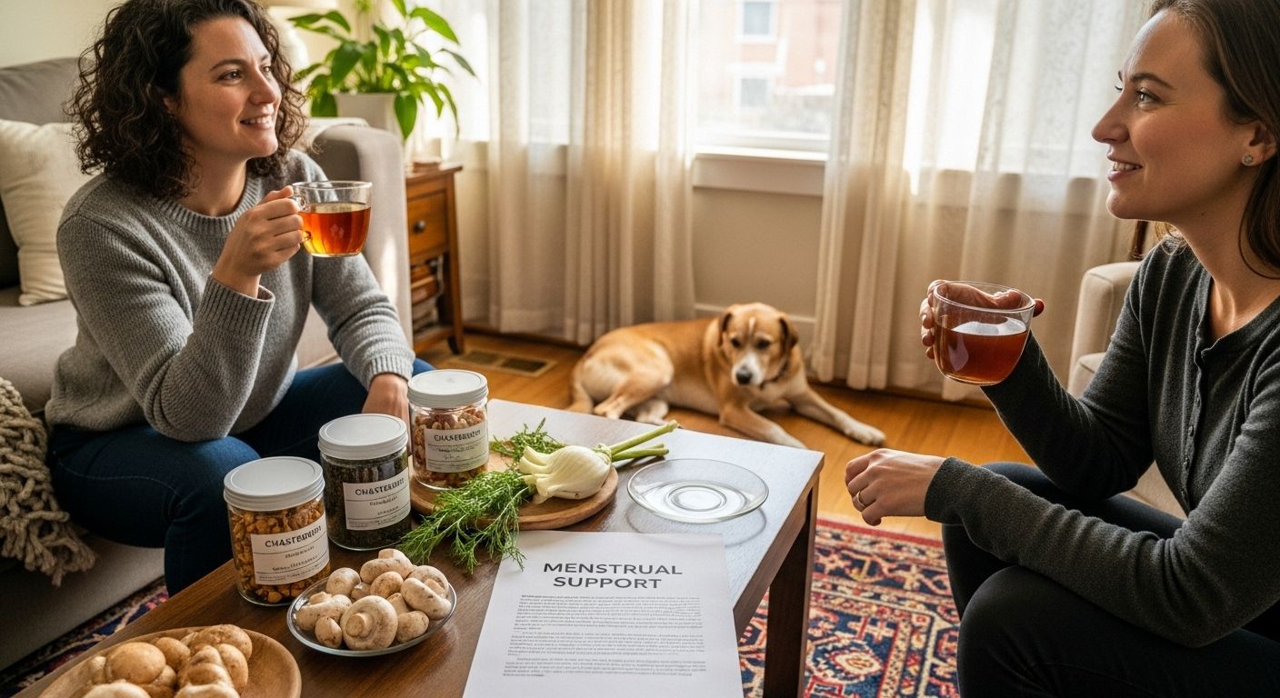 herbs mushroom menstrual support