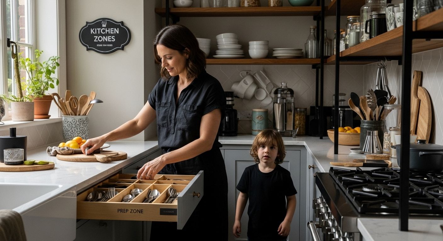 kitchen zones organization