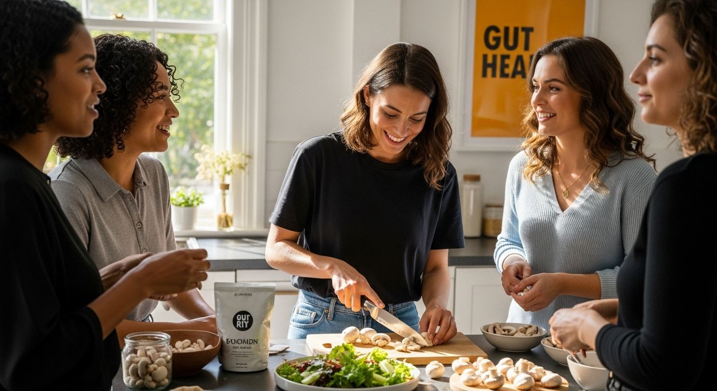 mushrooms gut health