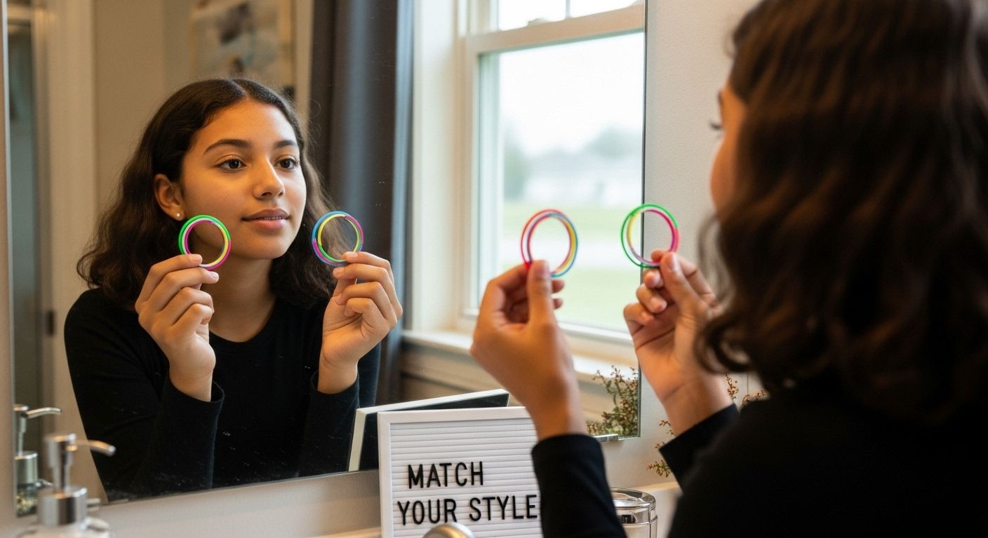 teen braces color selection