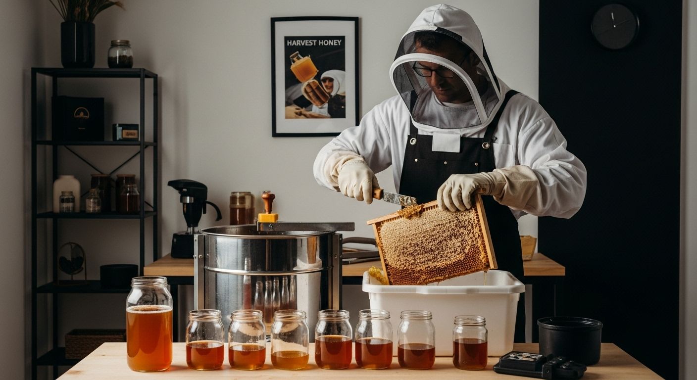 honey harvesting process