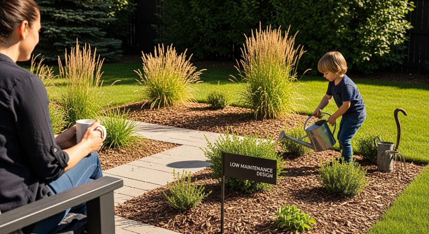 drought tolerant backyard Calgary