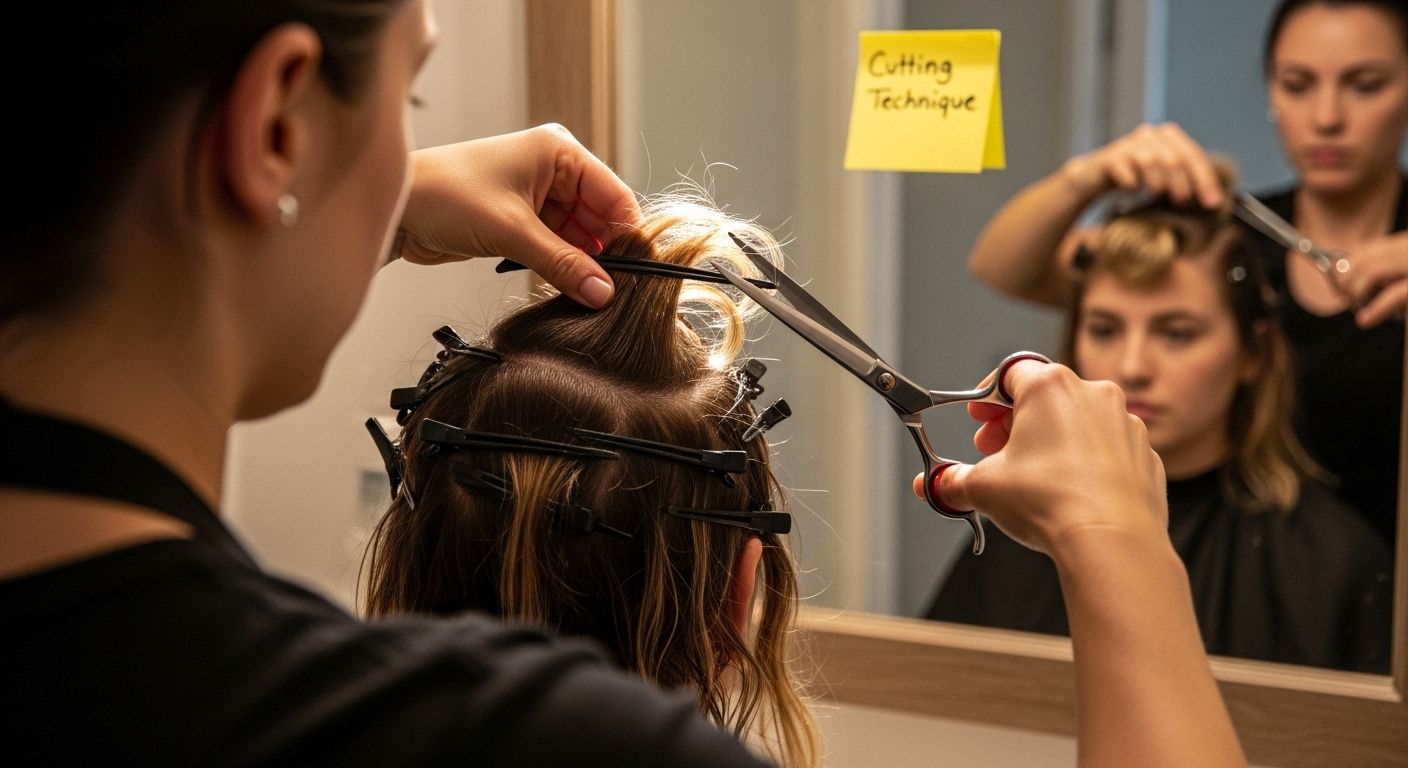cutting technique curls