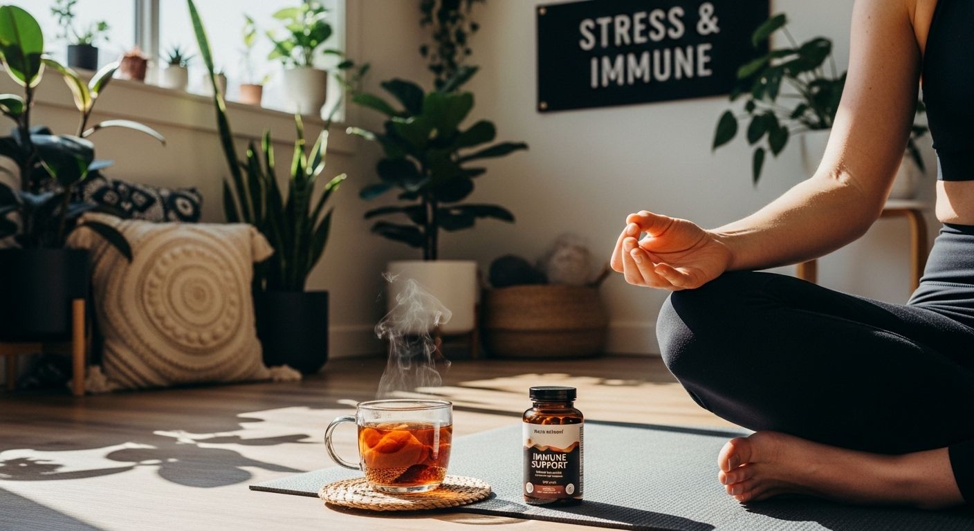 reishi mushroom stress immune