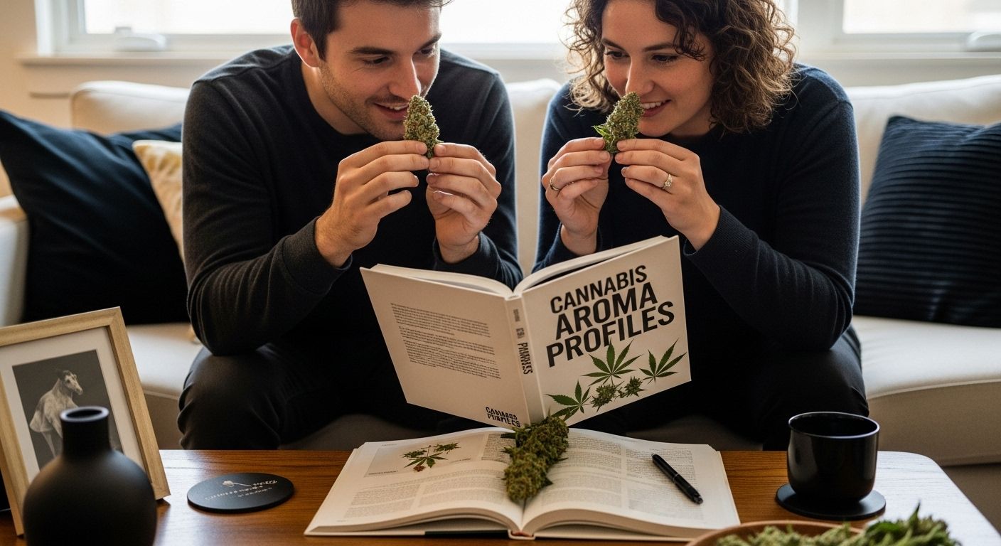 cannabis terpenes, aroma profiles, friends