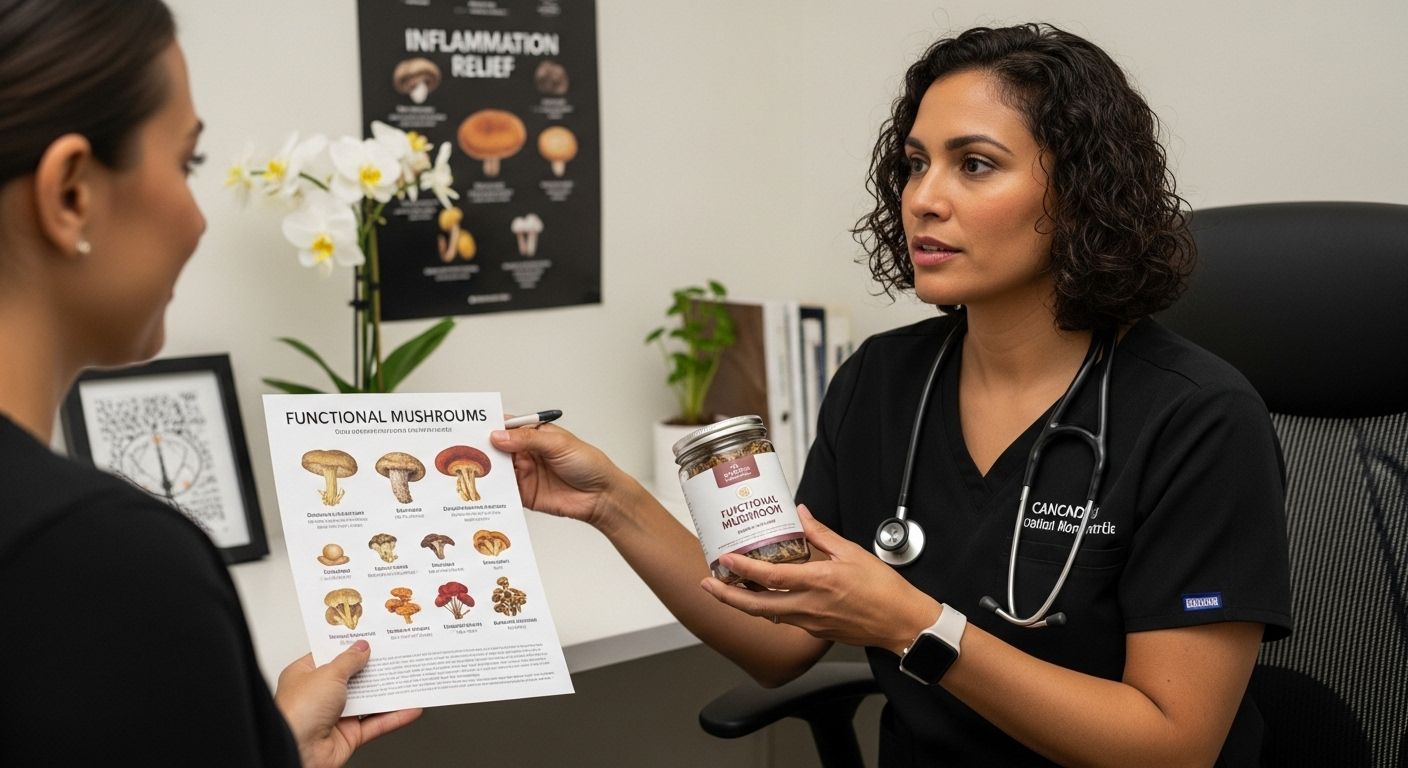 mushrooms inflammation consultation