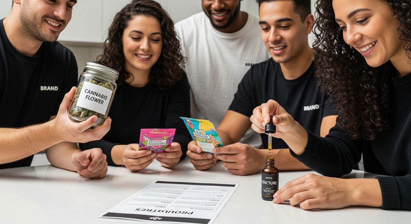cannabis products, product types