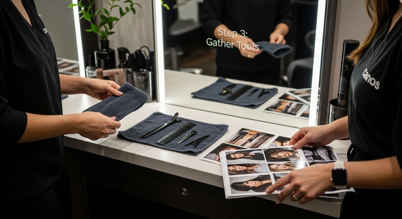 haircut preparation tools