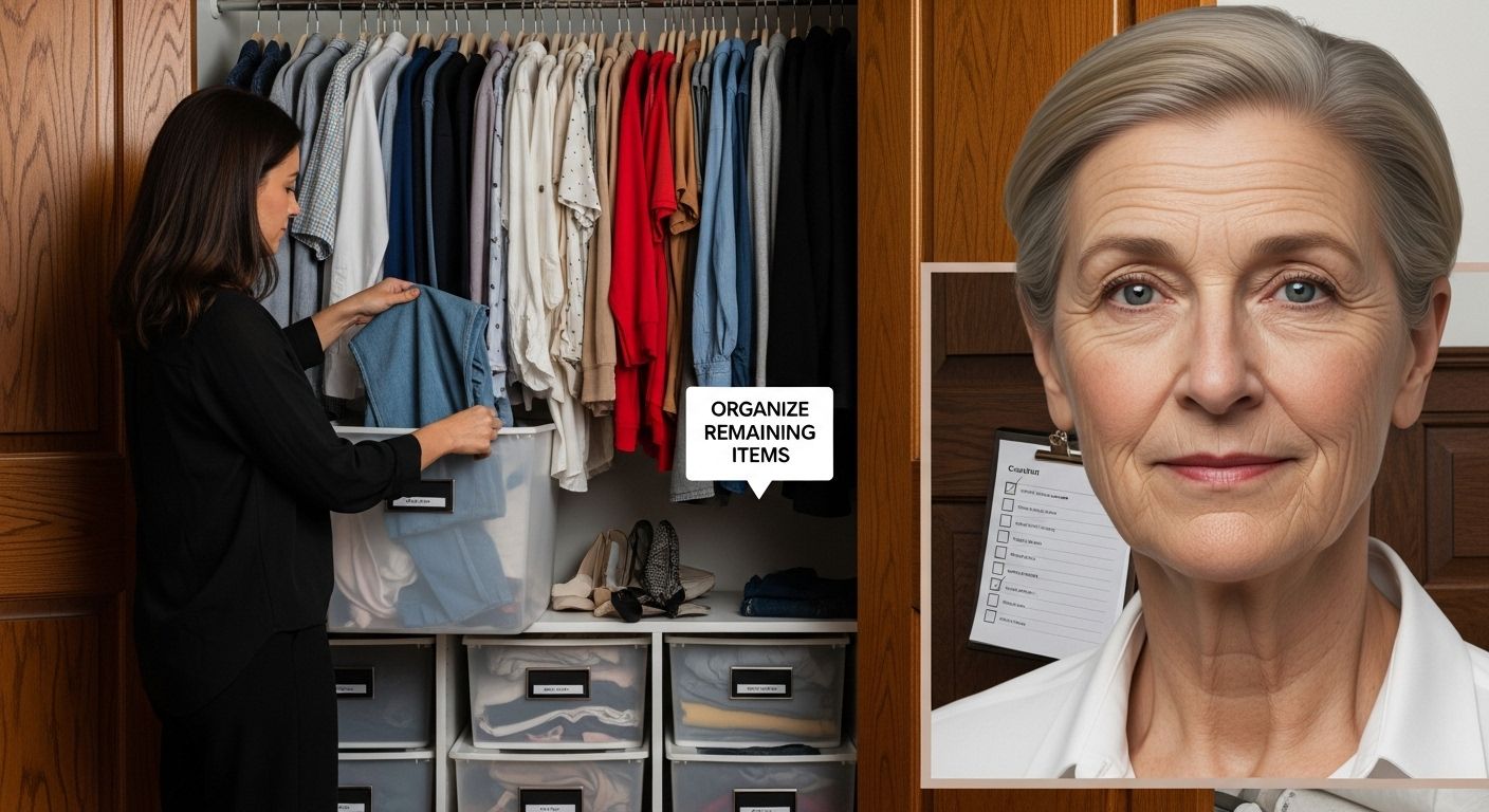 organize remaining items checklist