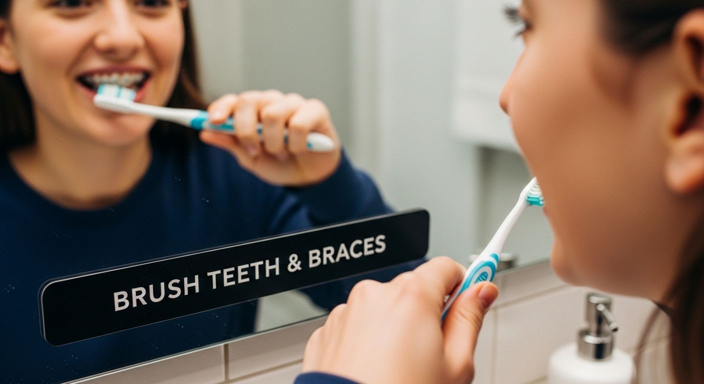 braces brushing step guide