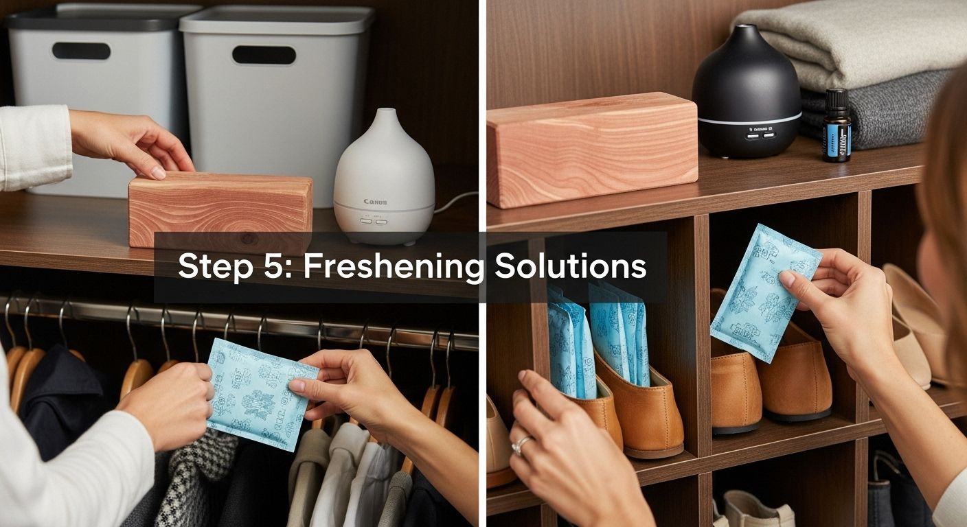 closet freshening step