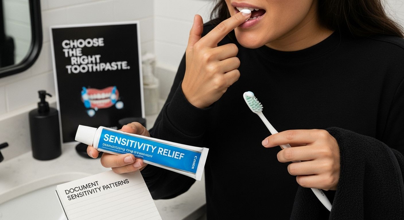 apply sensitivity toothpaste teeth
