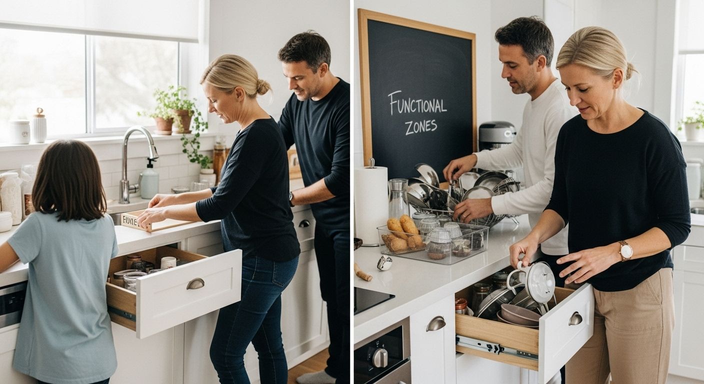 kitchen minimalist organization