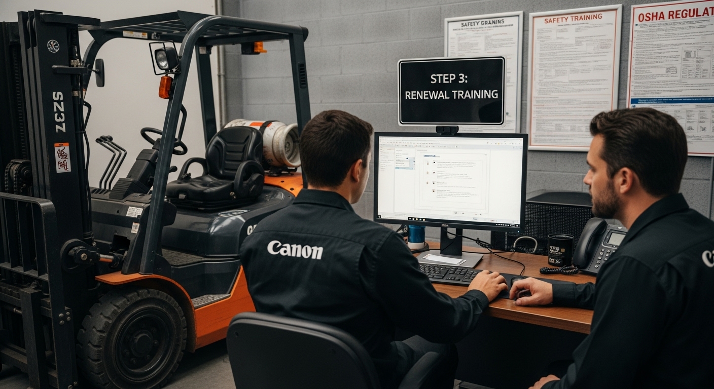 forklift renewal course