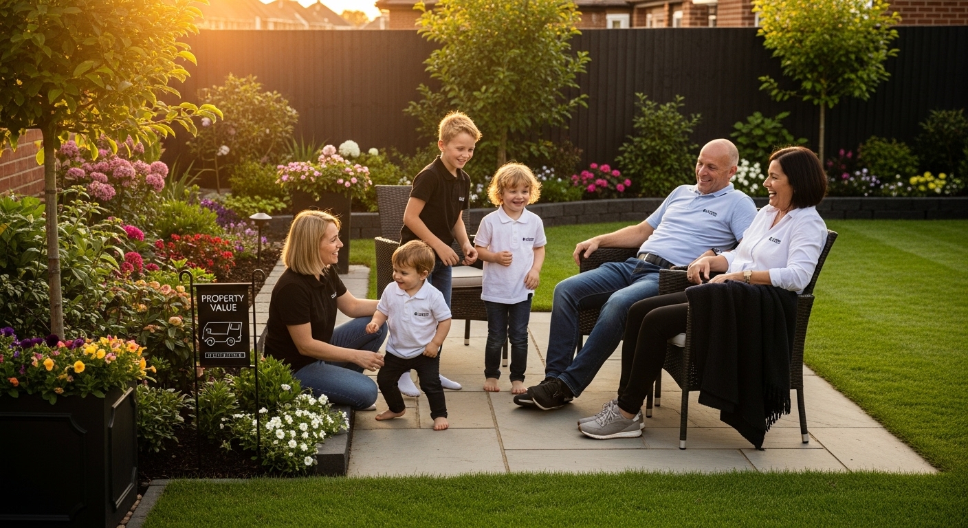 landscaped yard family value