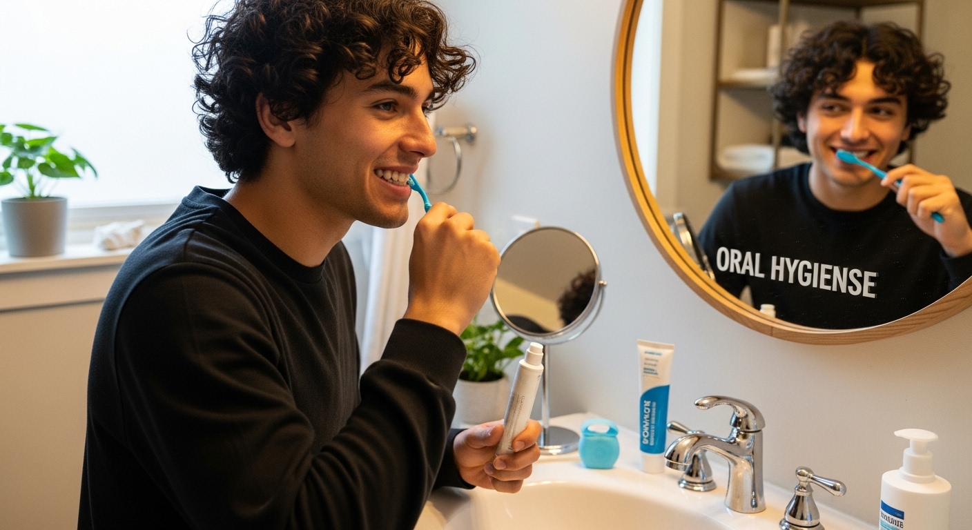 tooth brushing oral hygiene