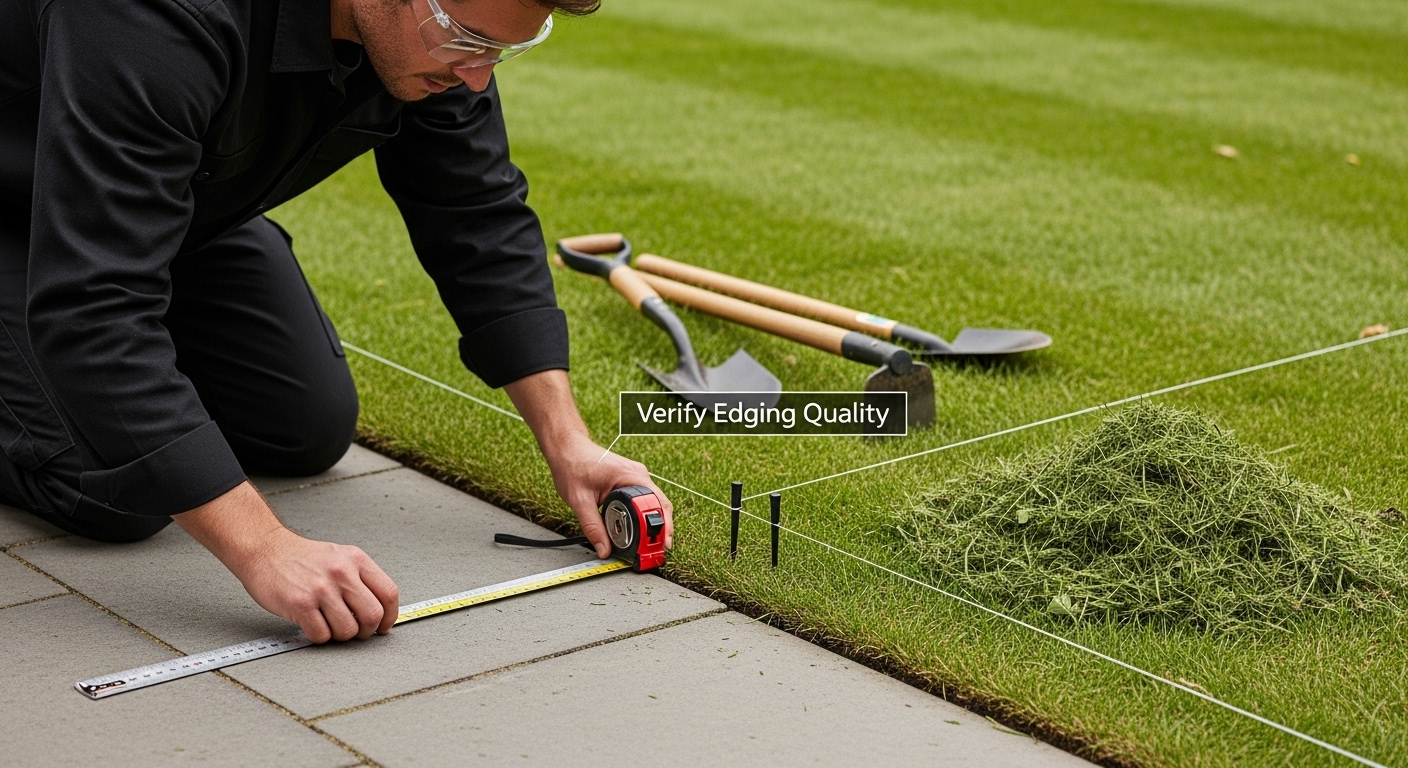 verify lawn edging
