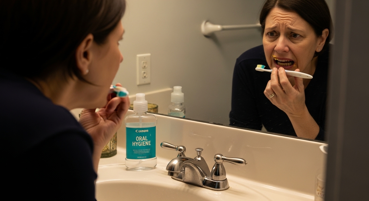 smoking receding gums hygiene