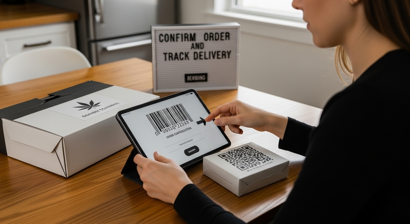 cannabis delivery tracking unpacking
