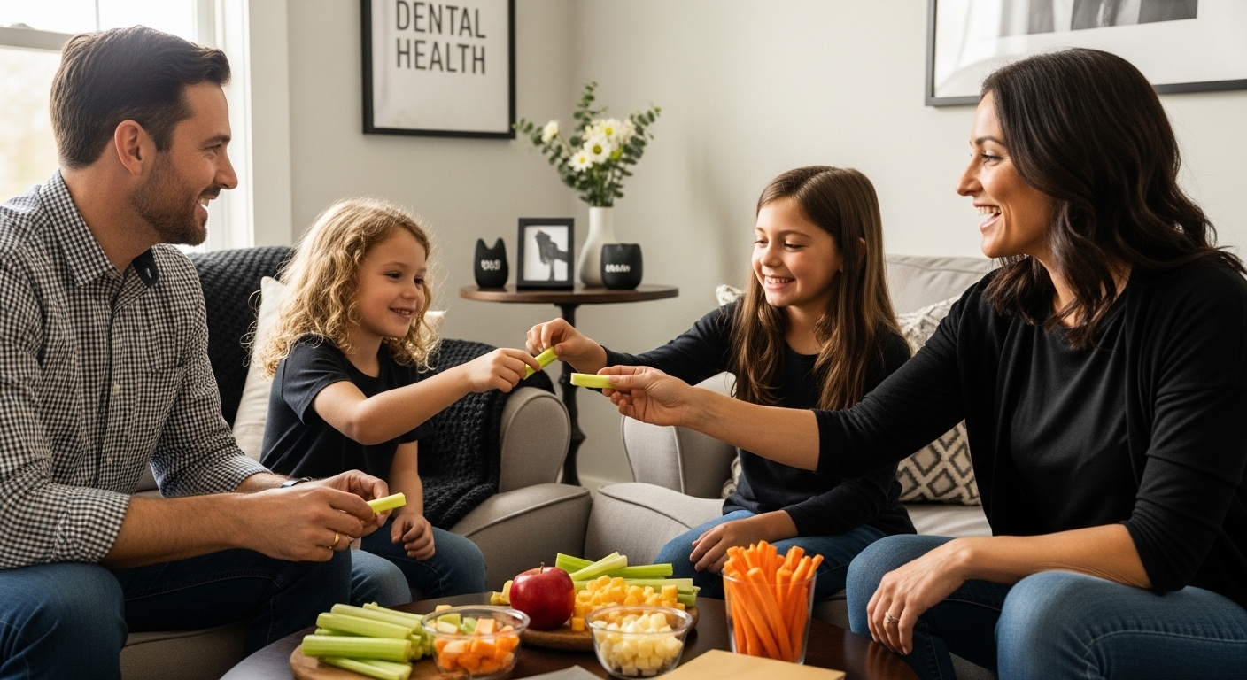 family dental snacks