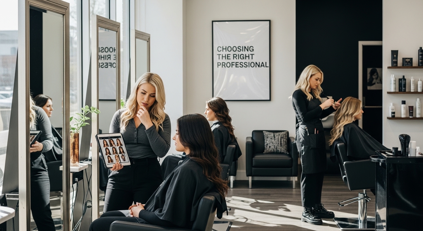 choosing barber stylist