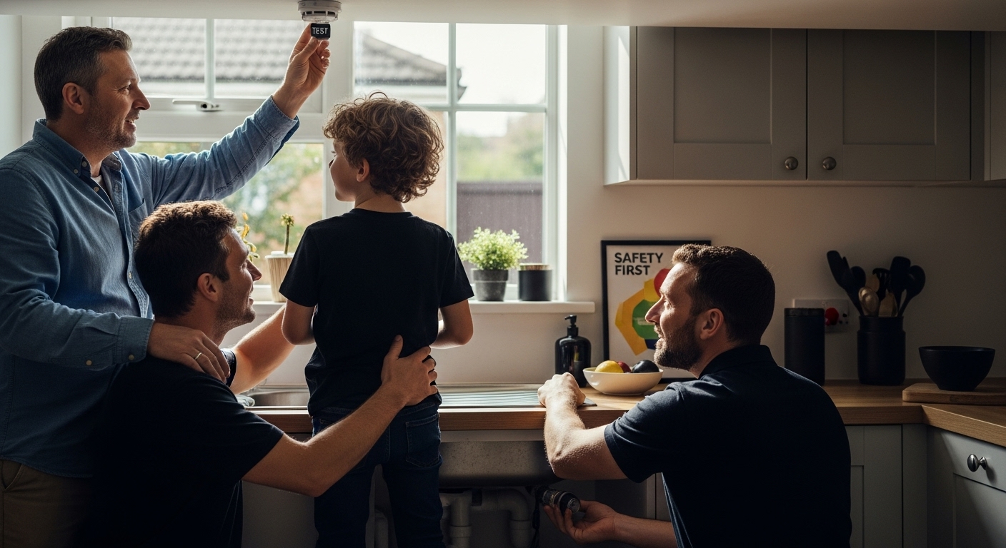 home safety kitchen family