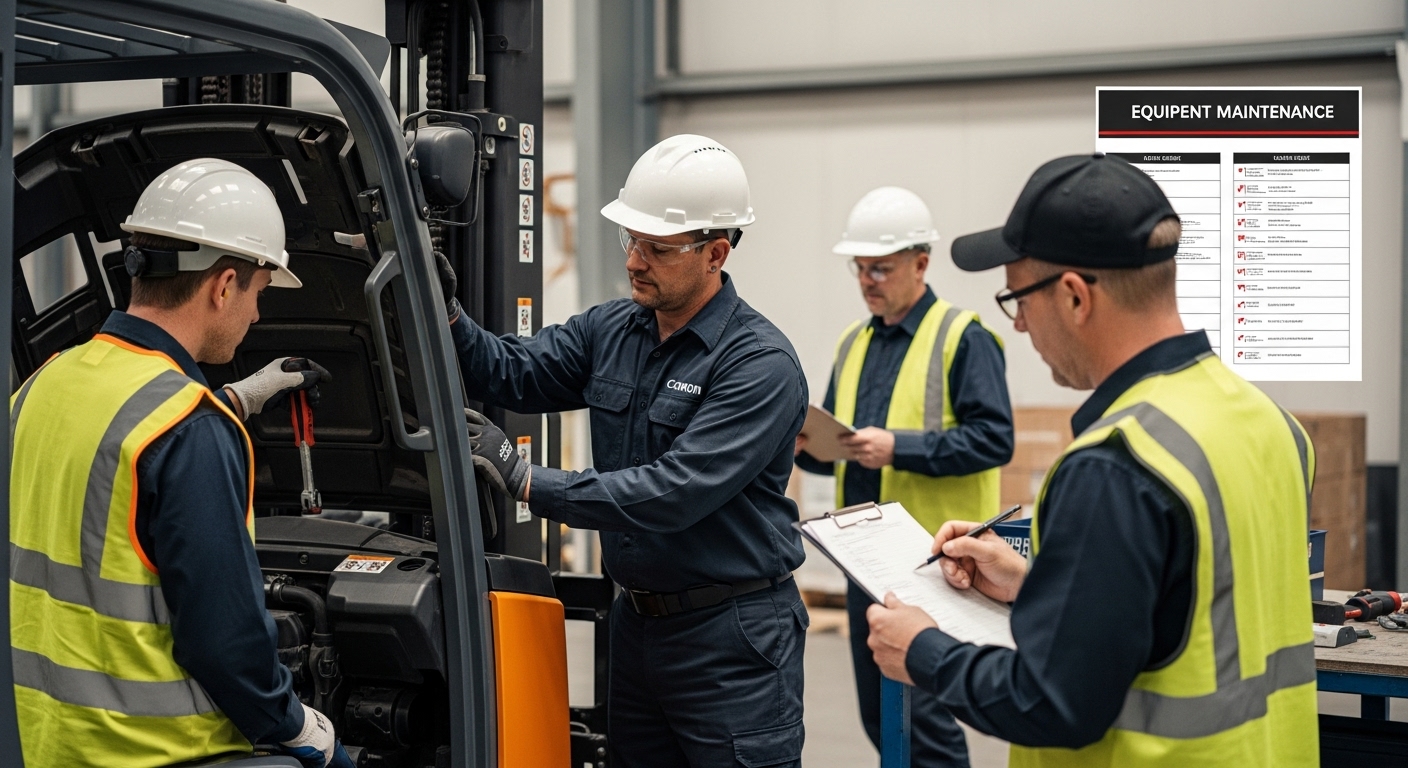 equipment maintenance forklift