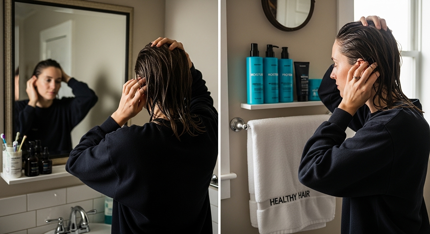 healthy hair moisture care